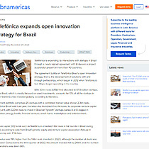 Telefnica expands open innovation strategy for Brazil